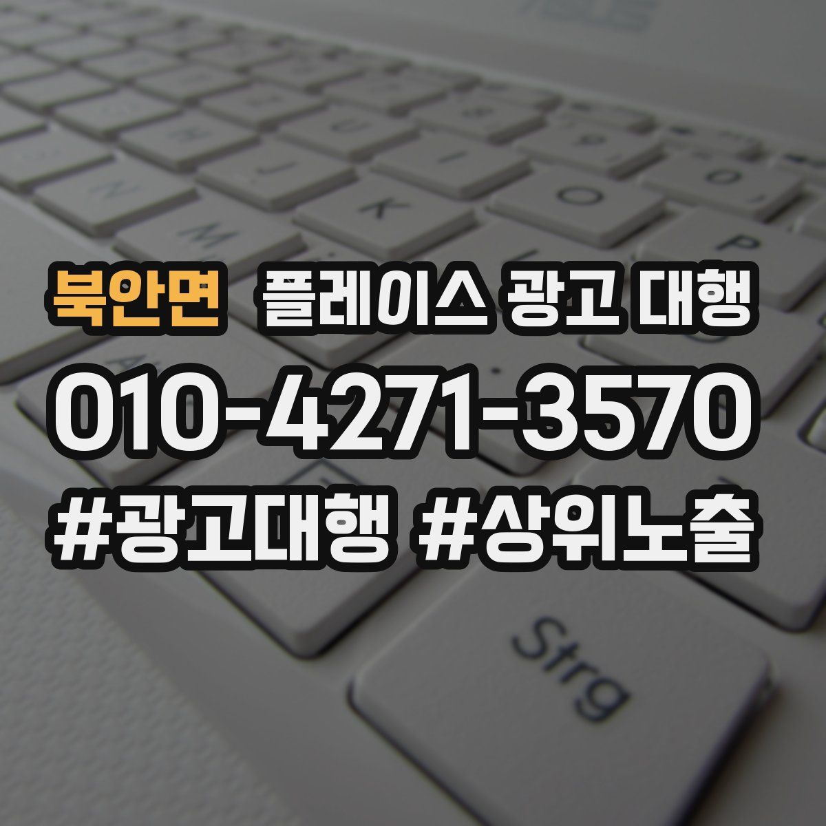 북안면 플레이스 광고 대행