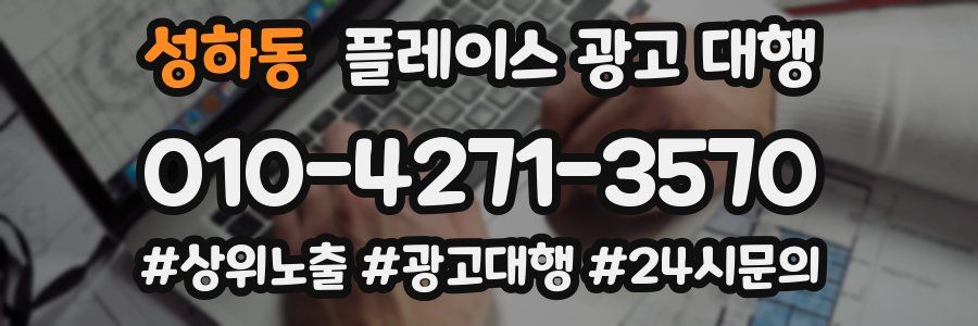 성하동 플레이스 광고 대행