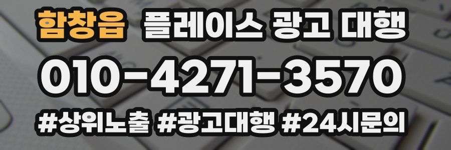 함창읍 플레이스 광고 대행