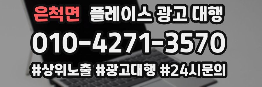 은척면 플레이스 광고 대행