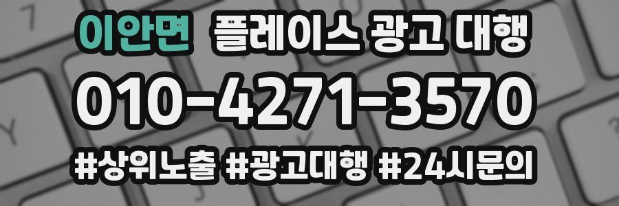 이안면 플레이스 광고 대행