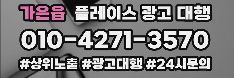 가은읍 플레이스 광고 대행