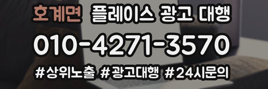 호계면 플레이스 광고 대행