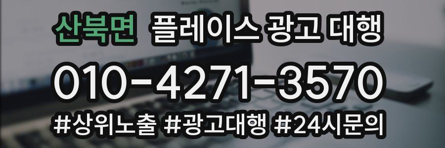 산북면 플레이스 광고 대행