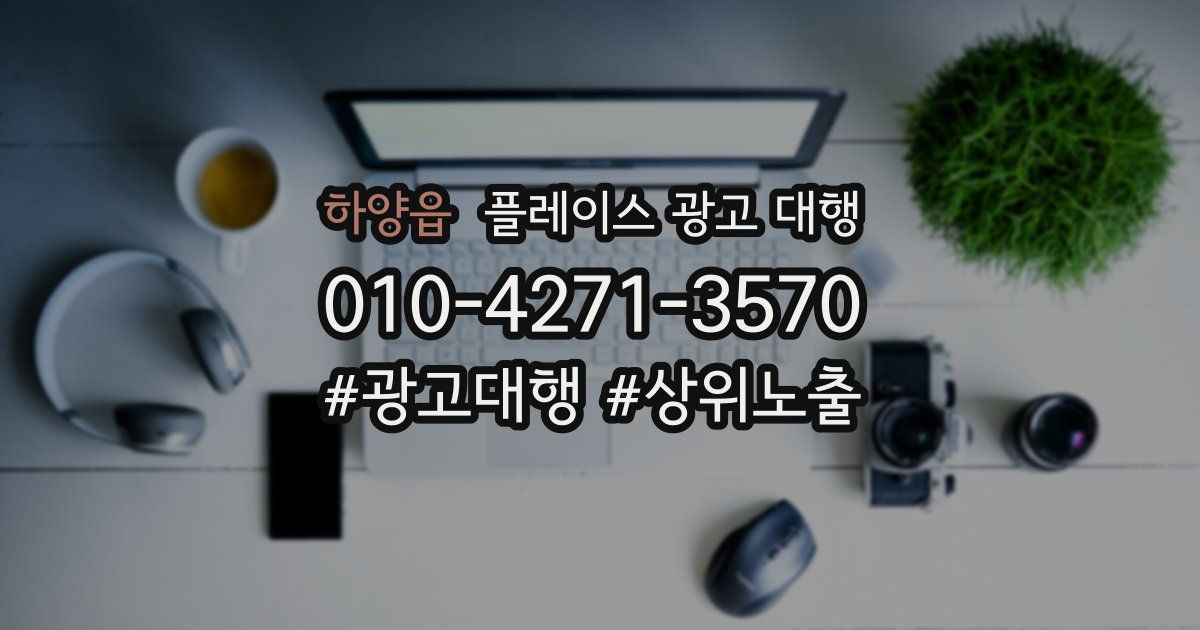 하양읍 플레이스 광고 대행