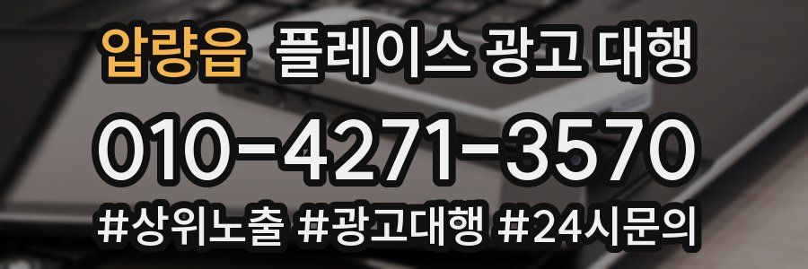 압량읍 플레이스 광고 대행