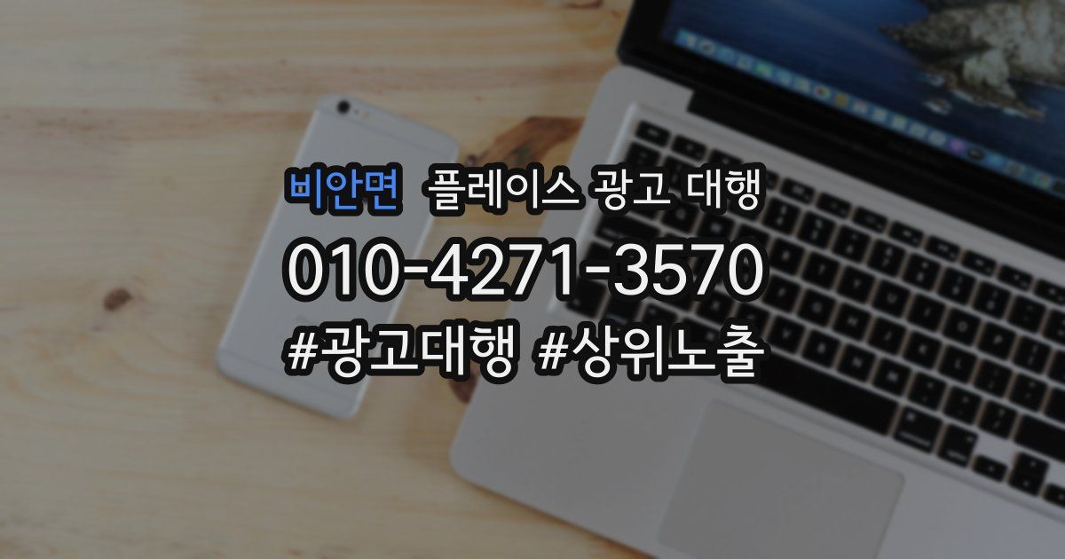 비안면 플레이스 광고 대행