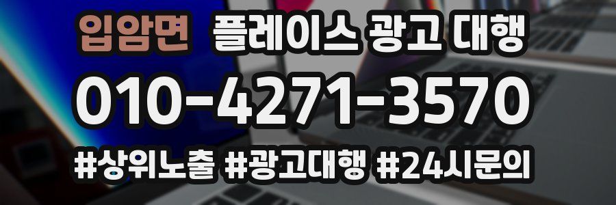 입암면 플레이스 광고 대행