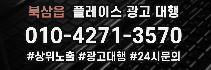 북삼읍 플레이스 광고 대행
