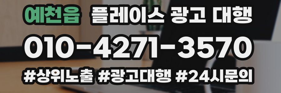 예천읍 플레이스 광고 대행