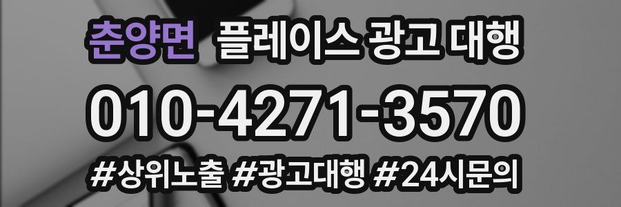 춘양면 플레이스 광고 대행