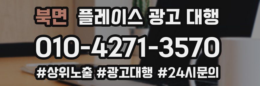 북면 플레이스 광고 대행