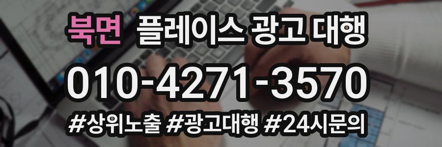 북면 플레이스 광고 대행