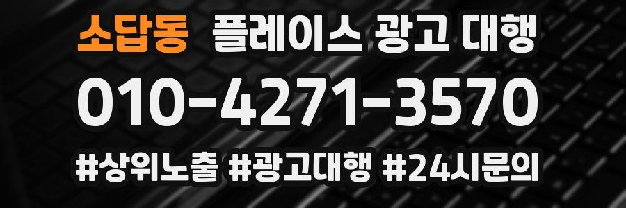 소답동 플레이스 광고 대행