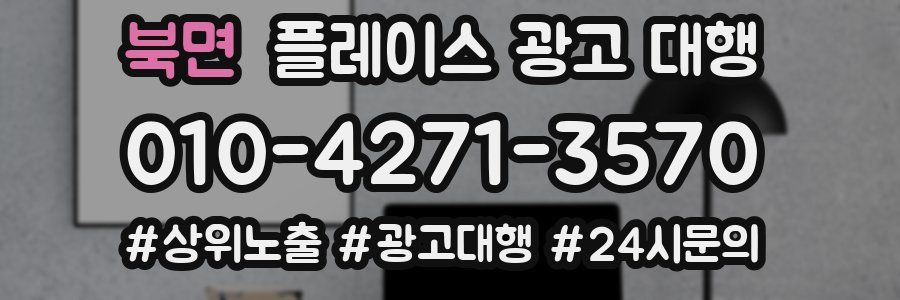 북면 플레이스 광고 대행