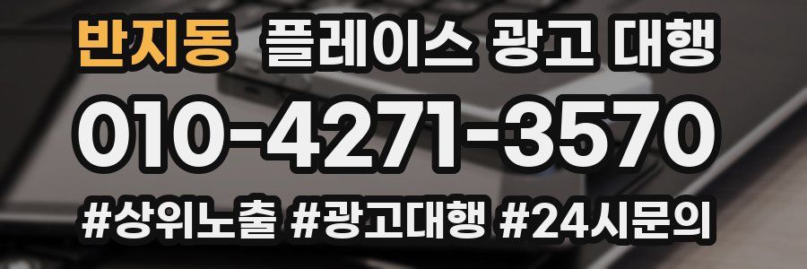 반지동 플레이스 광고 대행