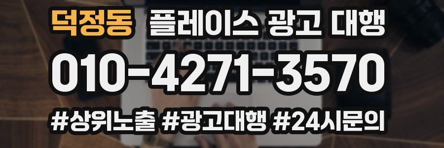 덕정동 플레이스 광고 대행