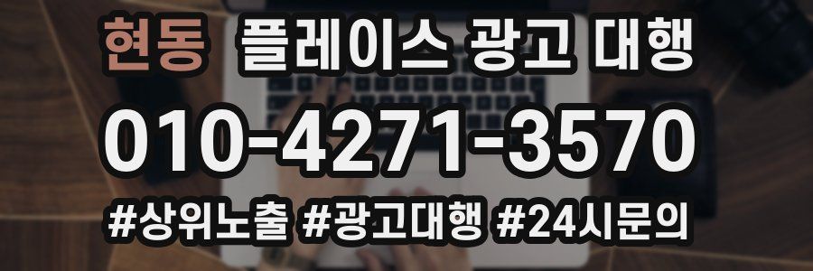 현동 플레이스 광고 대행