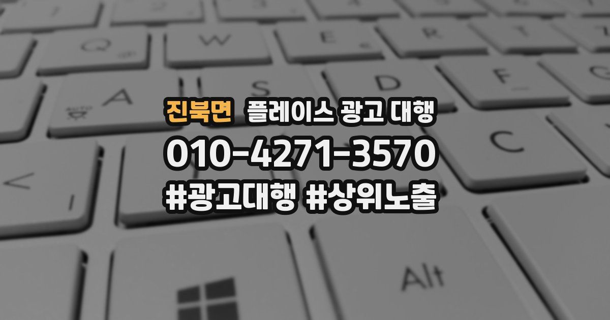 진북면 플레이스 광고 대행