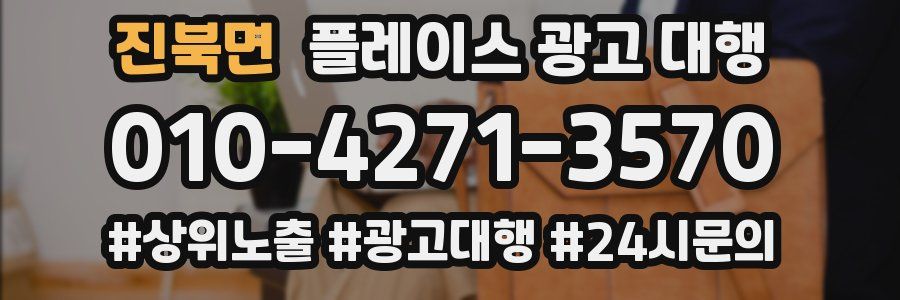 진북면 플레이스 광고 대행