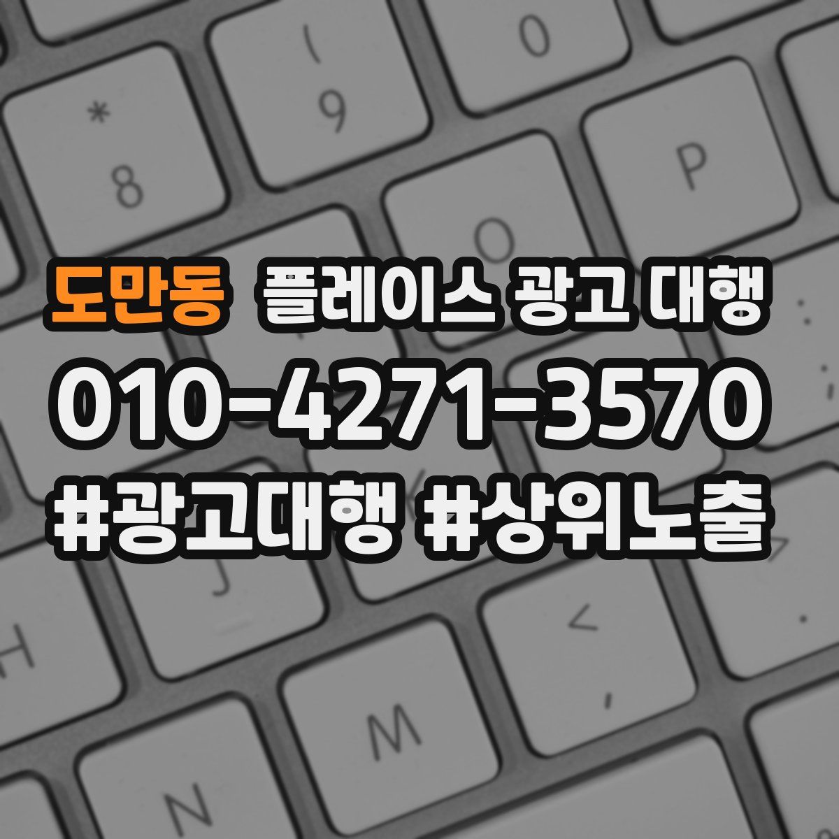 도만동 플레이스 광고 대행