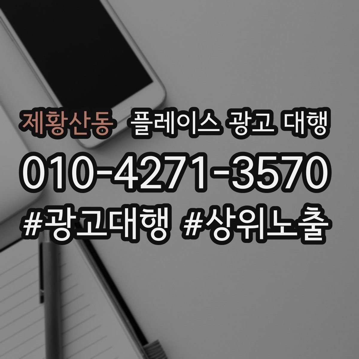 제황산동 플레이스 광고 대행