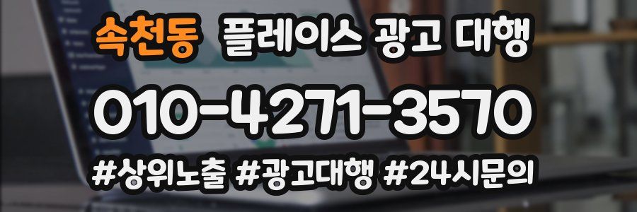 속천동 플레이스 광고 대행