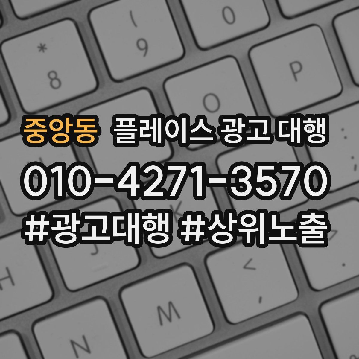 중앙동 플레이스 광고 대행