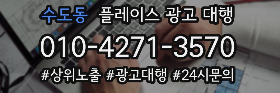 수도동 플레이스 광고 대행