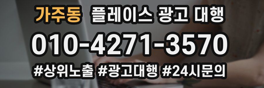 가주동 플레이스 광고 대행