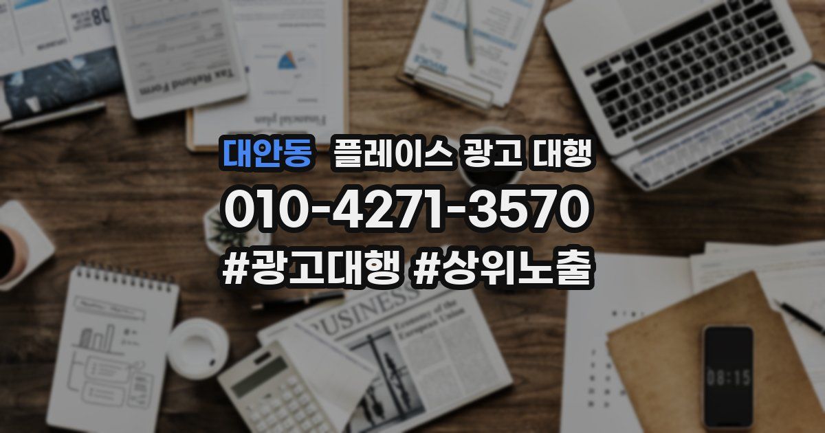 대안동 플레이스 광고 대행