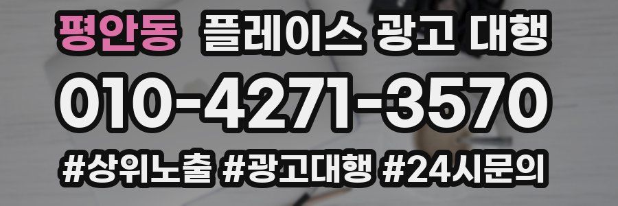 평안동 플레이스 광고 대행