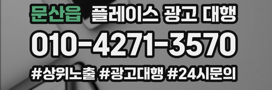 문산읍 플레이스 광고 대행