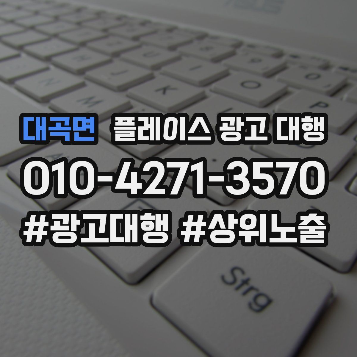 대곡면 플레이스 광고 대행