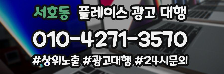 서호동 플레이스 광고 대행