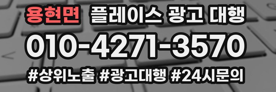 용현면 플레이스 광고 대행