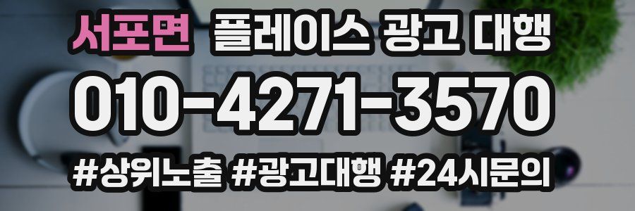 서포면 플레이스 광고 대행