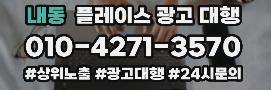 내동 플레이스 광고 대행