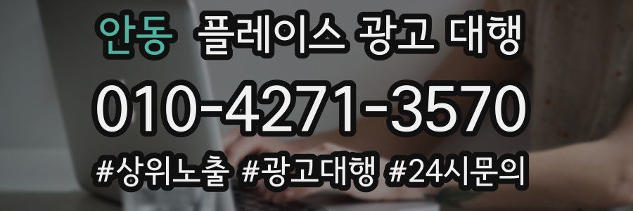 안동 플레이스 광고 대행