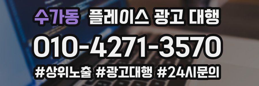 수가동 플레이스 광고 대행