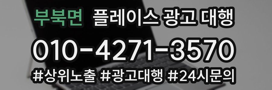 부북면 플레이스 광고 대행