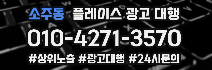 소주동 플레이스 광고 대행