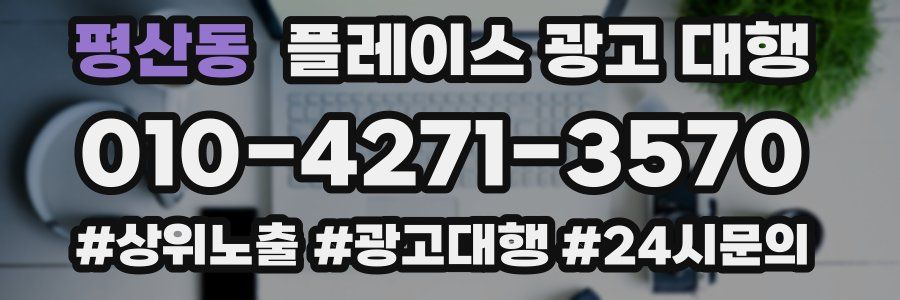 평산동 플레이스 광고 대행