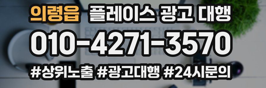의령읍 플레이스 광고 대행