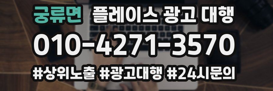 궁류면 플레이스 광고 대행