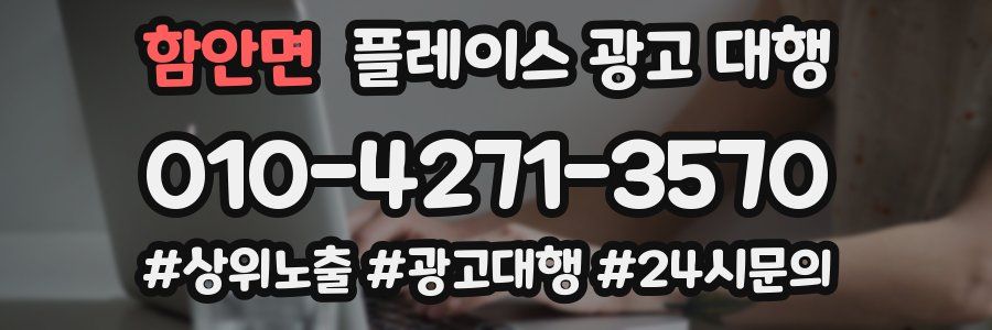 함안면 플레이스 광고 대행
