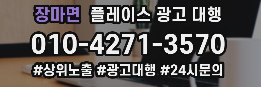 장마면 플레이스 광고 대행