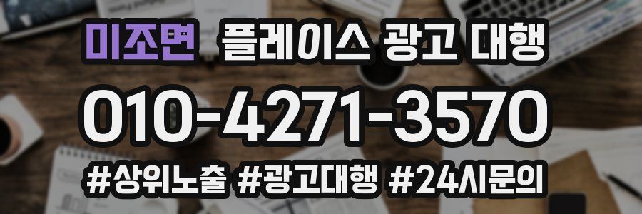 미조면 플레이스 광고 대행