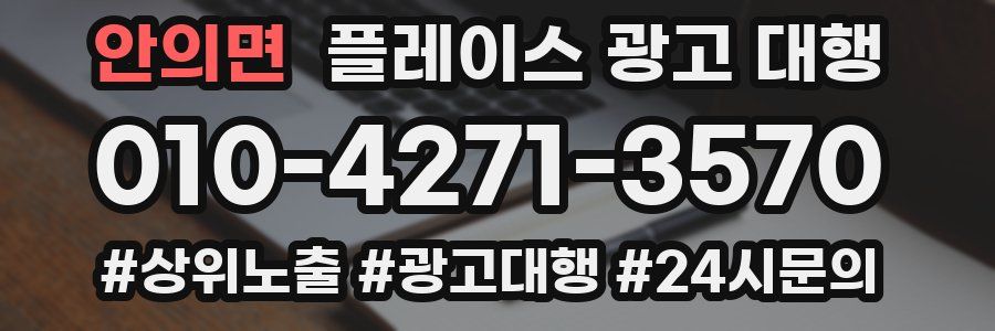 안의면 플레이스 광고 대행