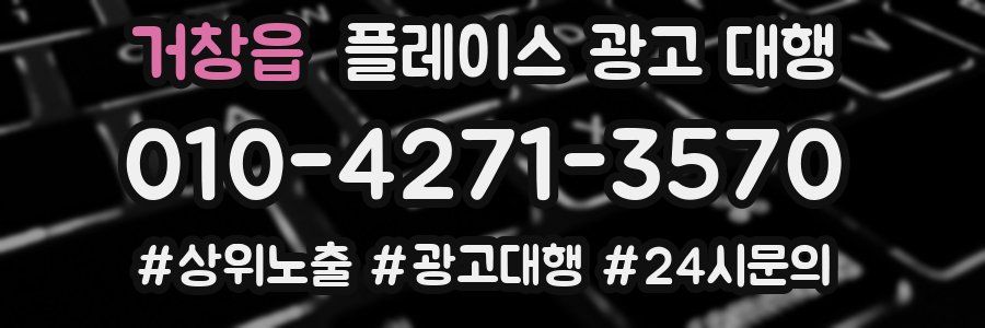 거창읍 플레이스 광고 대행